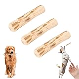 MOAZIFI 3 Stück Kaffeeholz für Hunde, Natürliches Kauholz, Robuster Kauknochen Groß mit Kauwurzel - Sicherer Kauspaß für kleine und große Hunde, hundespielzeug