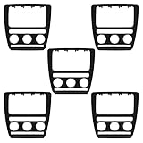 SRMAN 5X Radio Panel Dash Blende Rahmen für (Automatische Klimaanlage) 2004-2010 DVD Stereo Cd Panel