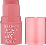 essence cosmetics Crème, baby got blush, Rouge, Nr. 30, Pink, natürlich, strahlend frisch, vegan, ohne Alkohol, ohne Parabene, ohne Mikroplastikpartikel, 1er Pack (5.5g)