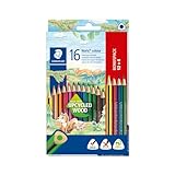STAEDTLER Buntstifte Kinder Set Noris Colour – Bruchsicherer Buntstift mit ergonomischer Dreikantform – Farbstifte mit rutschfester Soft-Oberfläche – 16er Pack mit brillanten Farben
