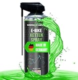 WerkXheld Kettenspray 400ml Fahrrad Kettenöl: Premium Kettenfett Fahrrad & Kettenwachs Rennrad – Ideal als E-Bike Zubehör & Fahrradketten Öl