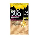 Garnier Olia Gold 9.30, permanente Haarfarbe ohne Ammoniak, Karamellgold, 6 Stück (1 Stück)