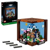 LEGO Minecraft Die Werkbank Bauset, Videospiel-Set mit 8 Figuren, darunter Steve, Alex, Kreaturen und Biomen, Modell zum 15-jährigen Jubiläum, Geschenk-Idee für Erwachsene, Männer & Frauen 21265