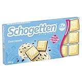 Schogetten Stracciatella 100g Schokoladentafel, praktisch einzeln portioniert. Ein Genuss. Stück für Stück.