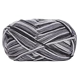 10 Stück Wolle zum Häkeln Stricken, 50g/100m Häkelgarn, Baumwolle, Baumwollgarn für Anfänger Set Acryl Dicke Bunte Regenbogen Acrylwolle, Yarn Crochet, Stricken Häkeln