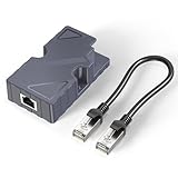 Zuverlässiges Starlink Dishy V2 RJ45-Adapter-Ethernet-Kabel mit POE-Injektor-Konverter-Kit T568B Pin 10/100/1000 Mbit/s, 1 Adapter 1 Ethernet-Kabel