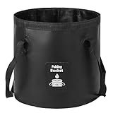 Reisekläger - Faltbarer Eimer mit Griff | Faltbarer Wassereimer, Leichter Waschwasserbehälter, wasserdichtem Klappschale für Gartenarbeit, Angeln, Küche, Wäsche, Baden, Reisen