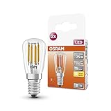 OSRAM SPECIAL T26 FIL 25 kleine LED-Speziallampe mit E14-Schraubsockel, extrem kleine Bauform, Doppelpack, 2,8W, 250lm, 2700K, warmweißes Licht, gute Rundum-Lichtausstrahlung, lange Lebensdauer