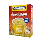 GALLINA BLANCA Sopinstant Hühnersuppe mit Pasta 3 Stk. 17 g. 8er-Pack