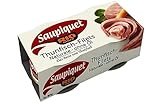 Saupiquet Rio Mare Thunfisch-Filets Naturale - ohne Öl, Thunfisch-Filets im eigenen Saft, Reich an Proteinen, Perfekt geeignet für Salate, Wraps oder Pasta, 2x80