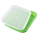 Microgreens Anzuchtschale mit weißer Netzschicht für optimales Wachstum