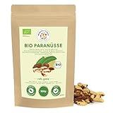 Paranüsse BIO 500g von Munchilycious, rohe Paranusskerne, Nüsse Snacks, Keto, Perfekt für Müslischalen, Smoothie Bowl oder Porridge