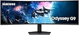 Samsung Odyssey G9 S49CG950EU G95C Series LED-Monitor Gaming Curved 124 cm 49' 5120 x 1440 Dual Quad HD @ 240 Hz VA 450 cd/m² 2500:1 DisplayHDR 1000 1 ms 2xHDMI DisplayPort Schwarz