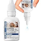 BMUT 1x 50ml Ohrentropfen für Hunde & Katzen mit kolloidalem Silber – 25 ppm – Ohrenpflege, Juckreiz, Rötung