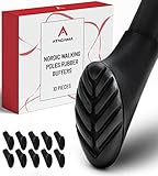 Atacama Nordic Walking Stöcke Gummipuffer - [10 Stück] für Asphalt passen auf alle Wanderstöcke weiche dämpfende Gummipuffer für Walkingstöcke Pads für Trekking Stöcke Walking Pad Walkingstöckepuffer