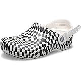 Crocs Klassischer Arbeitsclog für Erwachsene, unisex, Weiß/Schwarz, 46/49.5 EU