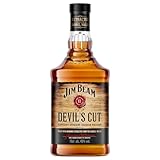 Jim Beam Devil's Cut | Kentucky Straight Bourbon Whiskey | robuster Geschmack mit intensiven Eichen- und Vanillenoten | 45% Vol. | 700ml
