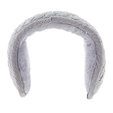 Garneck Faltbare Leichte Baumwoll Ohrenschützer für Erwachsene Weiche Portable Ohrenwärmer Universeller Kälteschutz für Winter Outdoor Aktivitäten Wie Skifahren und Schlittschuhlaufen