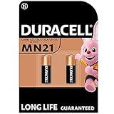 Duracell Specialty Alkaline MN21 Batterie 12 V, 2er-Packung (A23 / 23A / V23GA / LRV08 / 8LR932) entwickelt für die Verwendung in Fernbedienungen, Funktürglocken und Sicherheitssystemen.