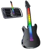 Auto-Lufterfrischer – Duft-Diffusor mit automatischer Auslassöffnung, Geruchs-Entferner für Autoausgänge mit Licht der Atmosphäre, Auto-Duftausgang Small Guitar Air Air