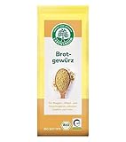 Lebensbaum Brotgewürz, Bio-Gewürz, Gewürzmischung für Roggen-,Misch- & Sauerteig-Brot & pikantes Gebäck, vegan, 1 x 50g