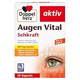 Doppelherz Augen Vital - Mit Lutein & Zeaxanthin - Vitamin A und Zink als Beitrag zum Erhalt der normalen Sehkraft - 30 Kapseln