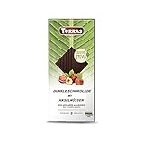 Torras Stevia Schokolade, Schokolade ohne Zuckerzusatz, Haselnussschokolade, Tafel (125g)