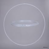 Hula Hoop Rohling, PP (Polypropylen) 19mm, Transparent, Ø90cm
