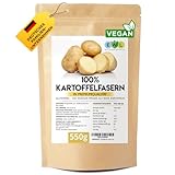 Kartoffelfasern Kartoffelmehl Kartoffelfasermehl I Aus deutschen Kartoffeln I Kontrolliert und abgefüllt in Deutschland Kartoffelfaser im wiederverschließbaren Beutel 550g