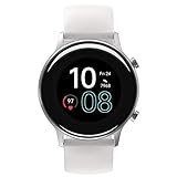 UMIDIGI Urun GPS Smartwatch,wasserdichte Fitnessuhr mit integriertem GPS,Pace,Blutsauerstoff-Monitor, Pulsuhr, Schlafmonitor,Schrittzähler,Stoppuhr für Damen und Herren（Gletscher Weiß）