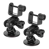 RASTKY Armaturenbrett-Kamera-Halterung, Universell, 360 Grad Verstellbar, für Auto-DVR, Saugnapf, 2 -Sauger, Leicht, Tragbar (U-förmiger Kopf)