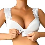 Dirndl Push-Up/Büstenhebe Beige & Schwarz Damen Dirndl BH Halbschale mit Gepolsterte Breite Trägern Weich Angenehm Gute Unterstützung BH