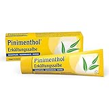 Pinimenthol Erkältungssalbe | 100 g | ätherische Öle: Eucalyptusöl, Kiefernnadelöl & Menthol | Stoppt Hustenreiz löst Schleim und befreit die Atemwege bei Erkältung | für alle ab 12 Jahren