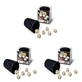 Ravensburger 27096 - Würfelbecher + 6 Würfel (Packung mit 3)