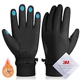SIMARI Winterhandschuhe Herren Damen Thermo Wasserdichte Warme Touchscreen Fahrradhandschuhe Snowboard Ski Outdoor Anti-Rutsch Winddicht Laufen Wandern Plüsch Winter SMRG108