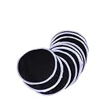 SAFIGLE 10 Stücke Make Up Entferner Pad Hautpflege Waschen Tuch Pad Reinigung Handtuch Tücher Gesicht Make Up Entferner Tuch Schwarz