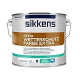 Sikkens Mineral Cetol Wetterschutzfarbe Extra, Weiß 2,5l