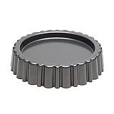 KitchenCraft CMET26701 Chicago Metallic Professionelle Antihaft Mary Ann Kuchenform/Biskuitform, 27 cm (26,7 cm), Grau