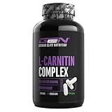 L-Carnitin Triple Komplex - 3000 mg je Tagesportion - Premium: Komplex aus Acetyl-l-carnitin, L-Carnitin Tartrat & Carnitin Fumarat - 120 Kapseln - Hochdosiert - Vegan