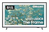 Samsung QLED FullHD The Frame 32 Zoll Fernseher (GQ32LS03CBUXZG, Deutsches Modell), mattes Display, austauschbare Rahmen, Art Mode, Smart TV [2023]