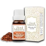 Soul ManSoul Mantra Sandalwood Organic Essential Oil Used for Massage Steam Inhalation Diffuser tra ätherisches Bio-Pfefferminzöl zur Aromatherapie, Duftöl, (30ml)