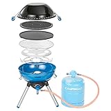 Campingaz 694001 Party 400 Grill 400 Anschluss an Gasflasche Propan/Butan, blau