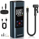 Neakhmer Mini Kompressor Akku Luftpumpe：150PSI Elektrische luftpumpe mit Deflate-Funktion - Tragbare Pumpe für Auto Motorrad Fahrrad