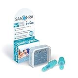 SANOHRA swim – Wiederverwendbare Ohrstöpsel zum Schwimmen & Baden | Für Erwachsene | Schutz vor Wassereintritt bei empfindlichen Ohren