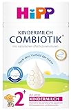 HiPP Kindermilch Combiotik 2+ (4 x 600g) ab 2 Jahren, mit natürlichen Milchsäurekulturen und Ballaststoffen, Calcium, Vitamine C und D, für ein gutes Bauchgefühl