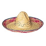 Boland 95424 - Hut Sombrero Salvatore, Durchmesser 52 cm, Mexikaner, Gaucho, Karneval, Themenparty, Mottoparty