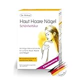 DR. BÖHM Haut Haare Nägel – 180 Tabletten - mit Biotin, Zink & Selen, MSM – Silizium aus Goldhirse & Kieselerde – laktosefrei – glutenfrei