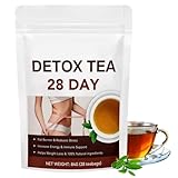 Detox Tee, 28 Stück Tee Reinigung, Zum Abnehmen, Abnehmen, Detox Zum Abnehmen Und Entwässerung, Gewichtsverlust Dünnes, Fatburner, Diättrunk Für Flachen Bauch & Wohlbefinden Bei Blähungen,