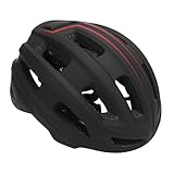 SPYMINNPOO Fahrradhelm für Erwachsene, Leicht, Verstellbar, PC-EPS-Fahrradhelm für Mountainbikes und Rennräder (Black)