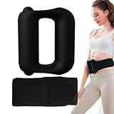 Zestvria Tragbarer Vibrationsmassagegurt, Tiefengewebe-Massagegerät, tragbares Perkussionsmassagegerät mit 5 Massagemodi, 5 Geschwindigkeitsstufen, Tiefengewebe